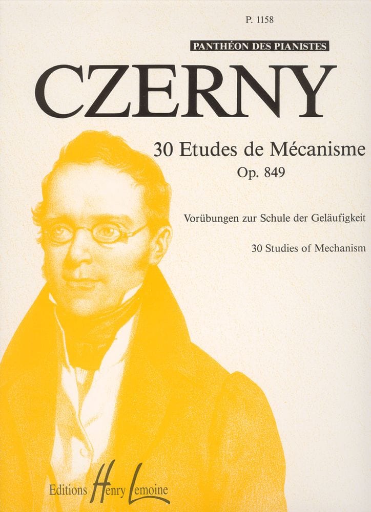 LEMOINE CZERNY CARL - ETUDES DE MECANISME (30) OP.849 - PIANO