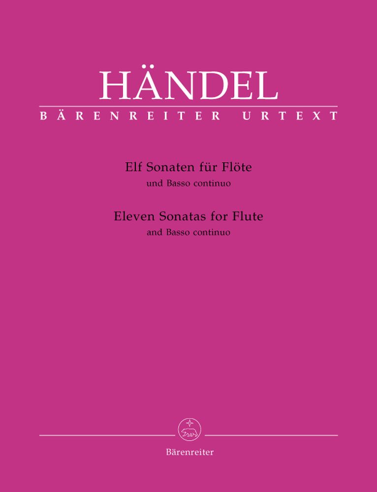 BARENREITER HAENDEL G.F. - ELF SONATEN - FLUTE ET BASSE CONTINUE