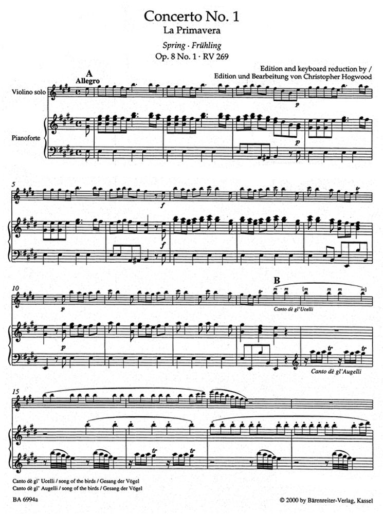 vivaldi 4 saisons printemps