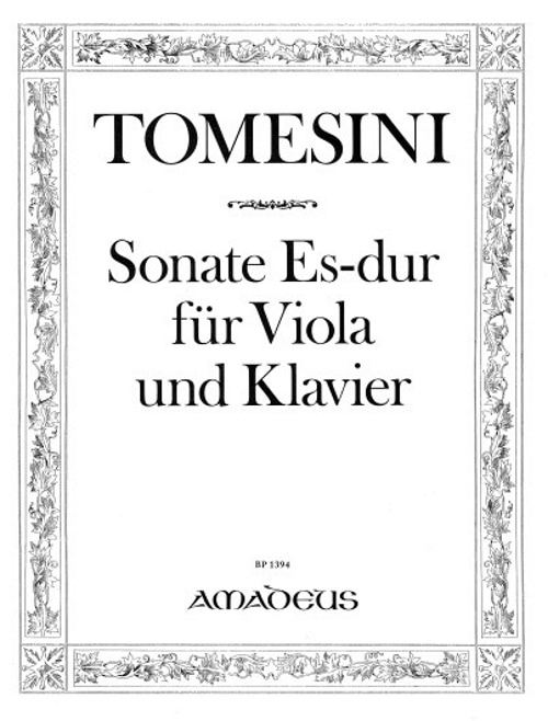 AMADEUS TOMESINI G.P. - SONATA FLAT MAJOR - ALTO & PIANO 