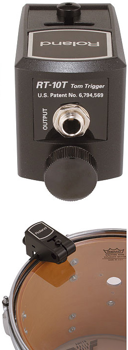 Roland Capteur Rt-10t - Trigger Pour Tom Acoustique