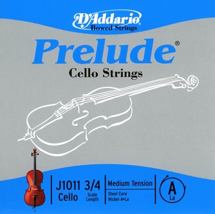 Prelude Violoncelle 3/4 Corde De La Medium/file Nickel pour 14