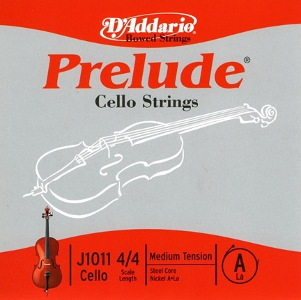 Prelude Violoncelle 4/4 Corde De La Medium/file Nickel pour 14
