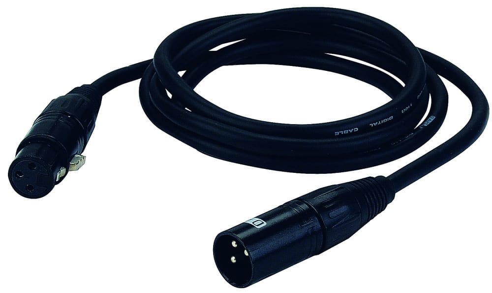 Cable Dmx 1,5 M Xlr 5 pour 7