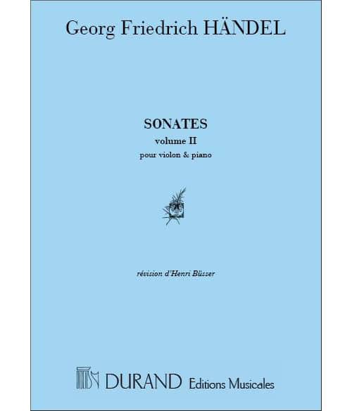 DURAND HAENDEL - SONATES VOL 2 - VIOLON ET PIANO