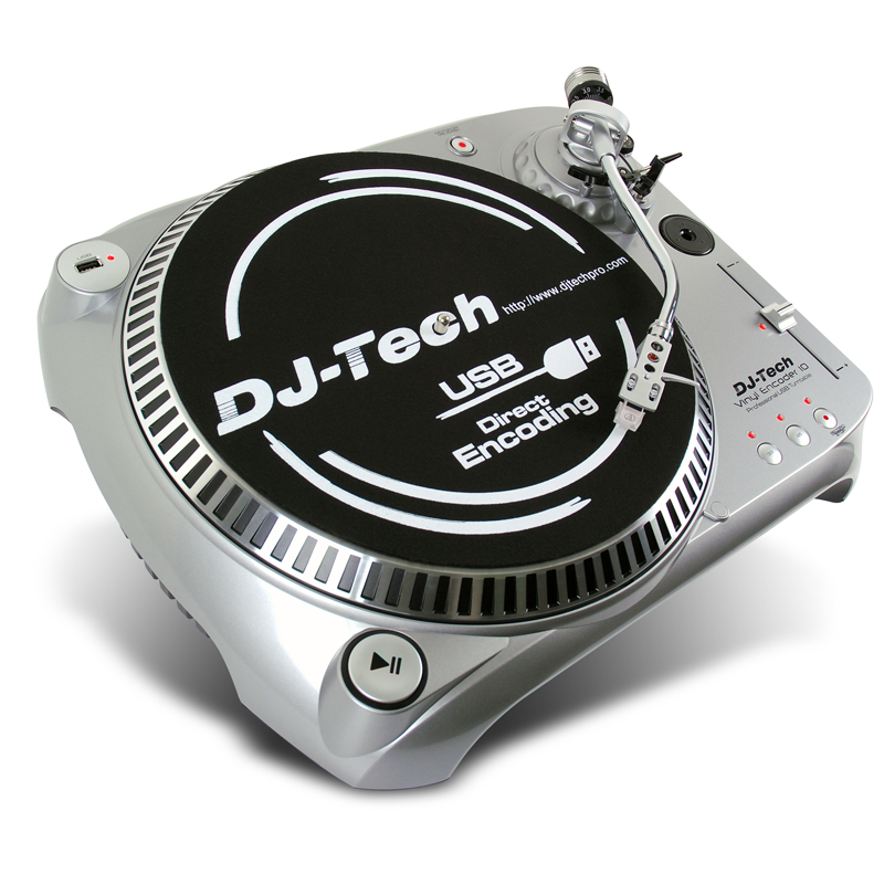Dj Tech Vinyl Encoder 10 V2 Black Usb Turntable Silver DJ TOOLS Buy