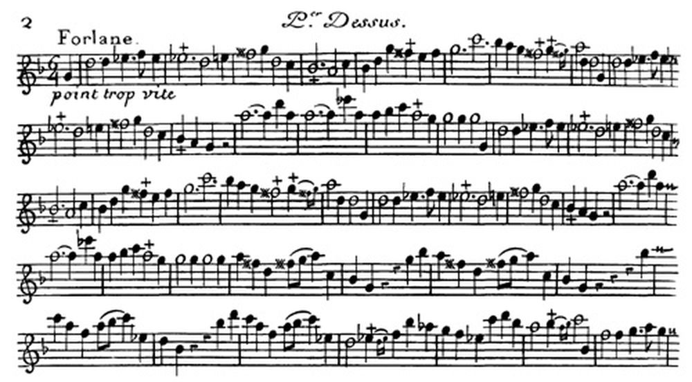 Partitions Leclair J.m. Premiere Et Deuxieme Recreation De Musique