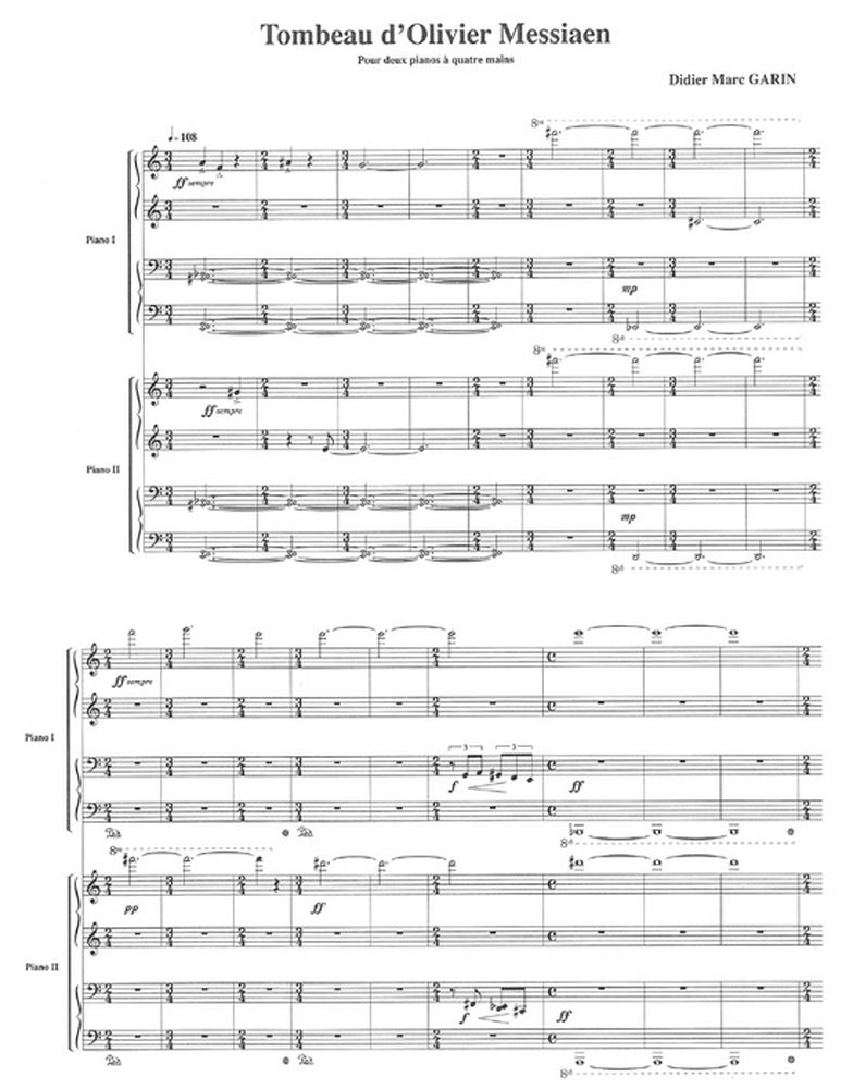 Partition Piano 4 Mains Facile