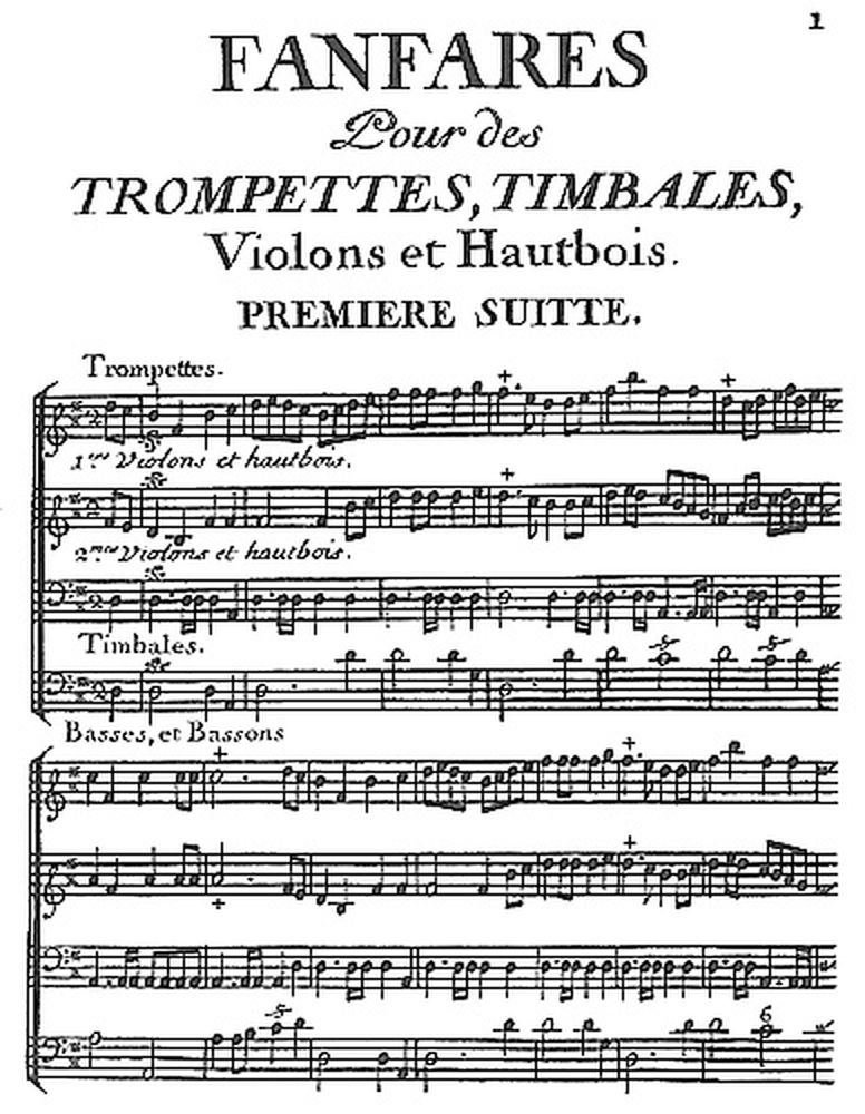 Partition Musique Fanfare