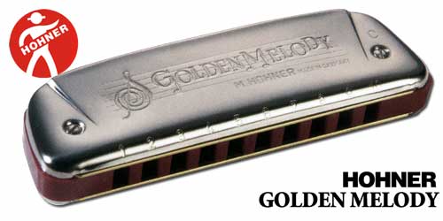 Diatonique 542/20 Golden Melody Argente 10 Trous A La pour 27