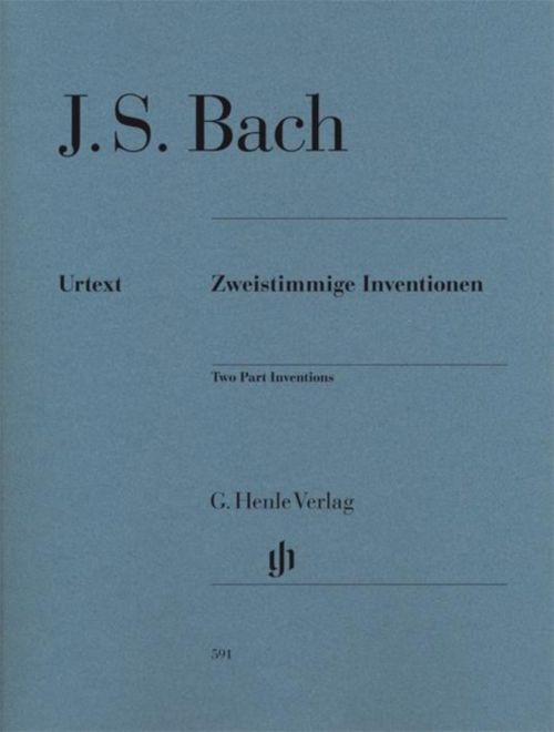HENLE VERLAG BACH J.S. - TWO PART INVENTIONS, TWO PARTS BWV 772-786