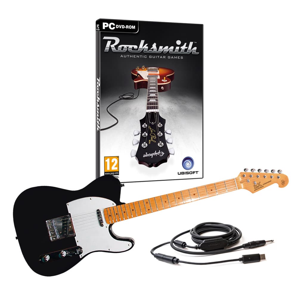 Rocksmith Pc + Guitares Electriques Tele Sx Gsx Stl50bl-black pour 179
