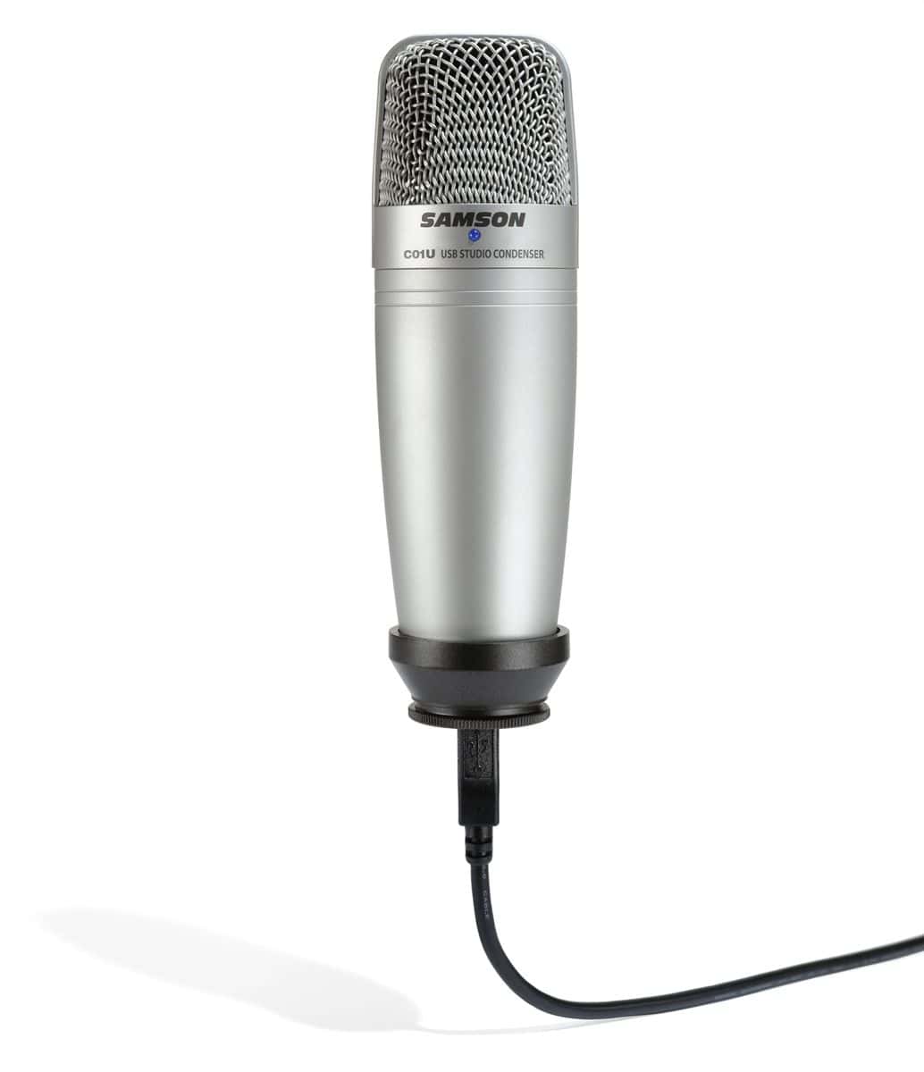 Microphone C01u Avec Support Et Cable Usb pour 77