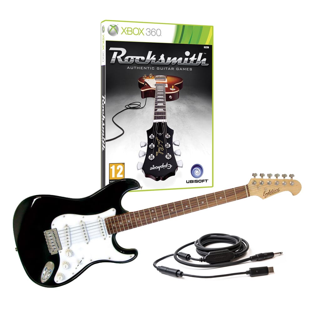 Rocksmith Xbox 360 + Guitare Electrique Eagletone Sun State - Noire pour 175