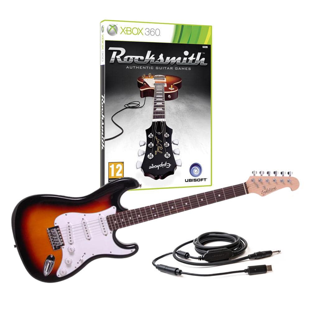 Rocksmith Xbox 360 + Guitare Electrique Eagletone Sun State - Sunburst pour 175