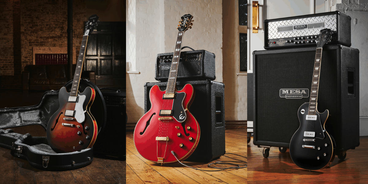 Gibson et Epiphone célèbrent le son Oasis avec trois guitares mythiques