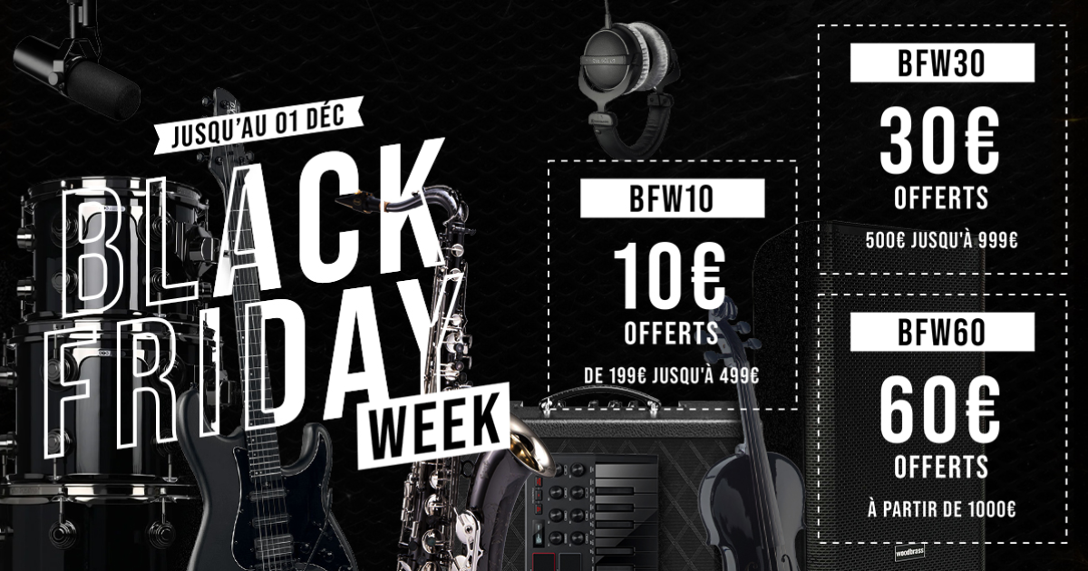 Black Friday Woodbrass – Les offres à (...)