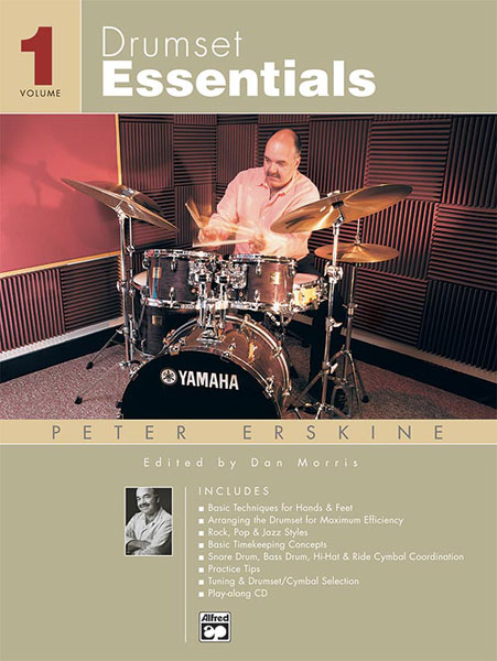 ALFRED PUBLISHING ERSKINE PETER - DRUMSET ESSENTIALS VOLUME 1 + CD - PERCUSSION