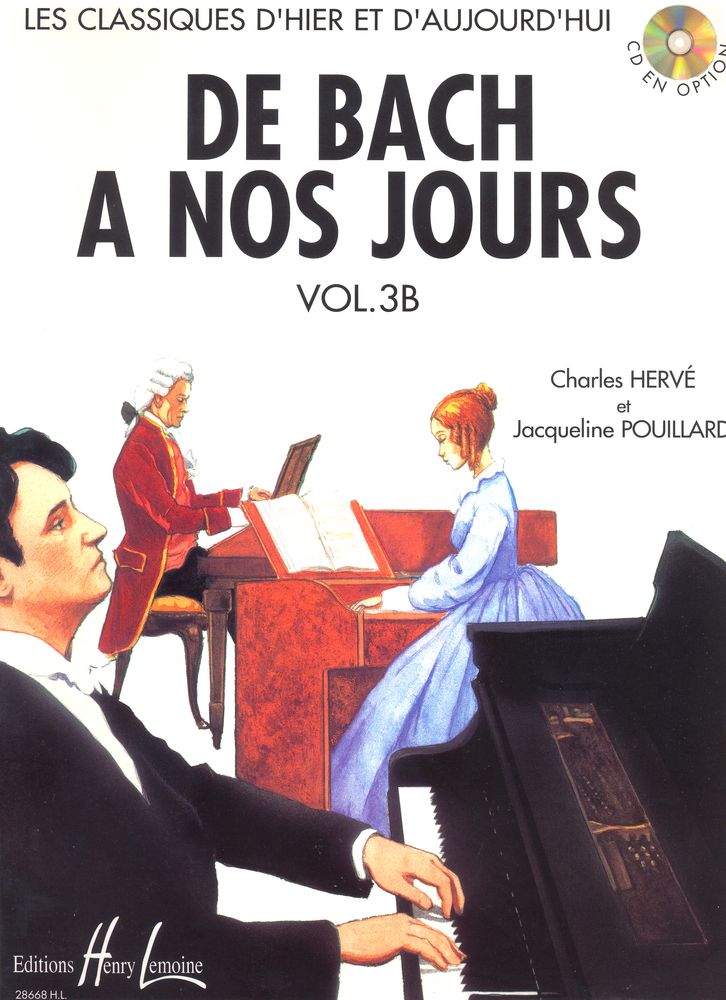 LEMOINE HERVE C. / POUILLARD J. - DE BACH A NOS JOURS VOL.3B - PIANO