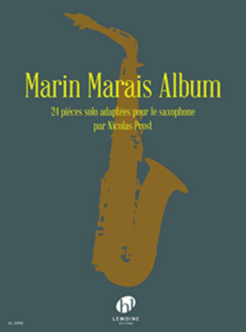 LEMOINE PROST NICOLAS - MARIN MARAIS ALBUM - SAXOPHONE