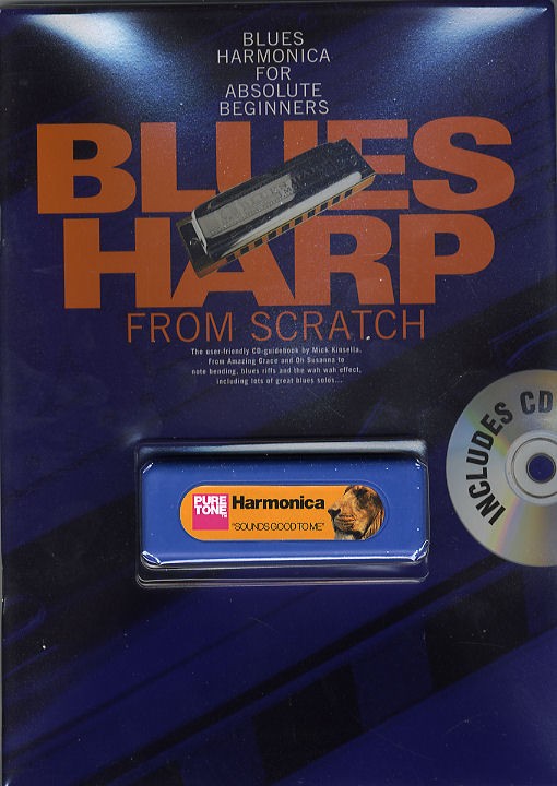 WISE PUBLICATIONS BLUES HARP FROM SCRATCH HARM + CD - HARMONICA