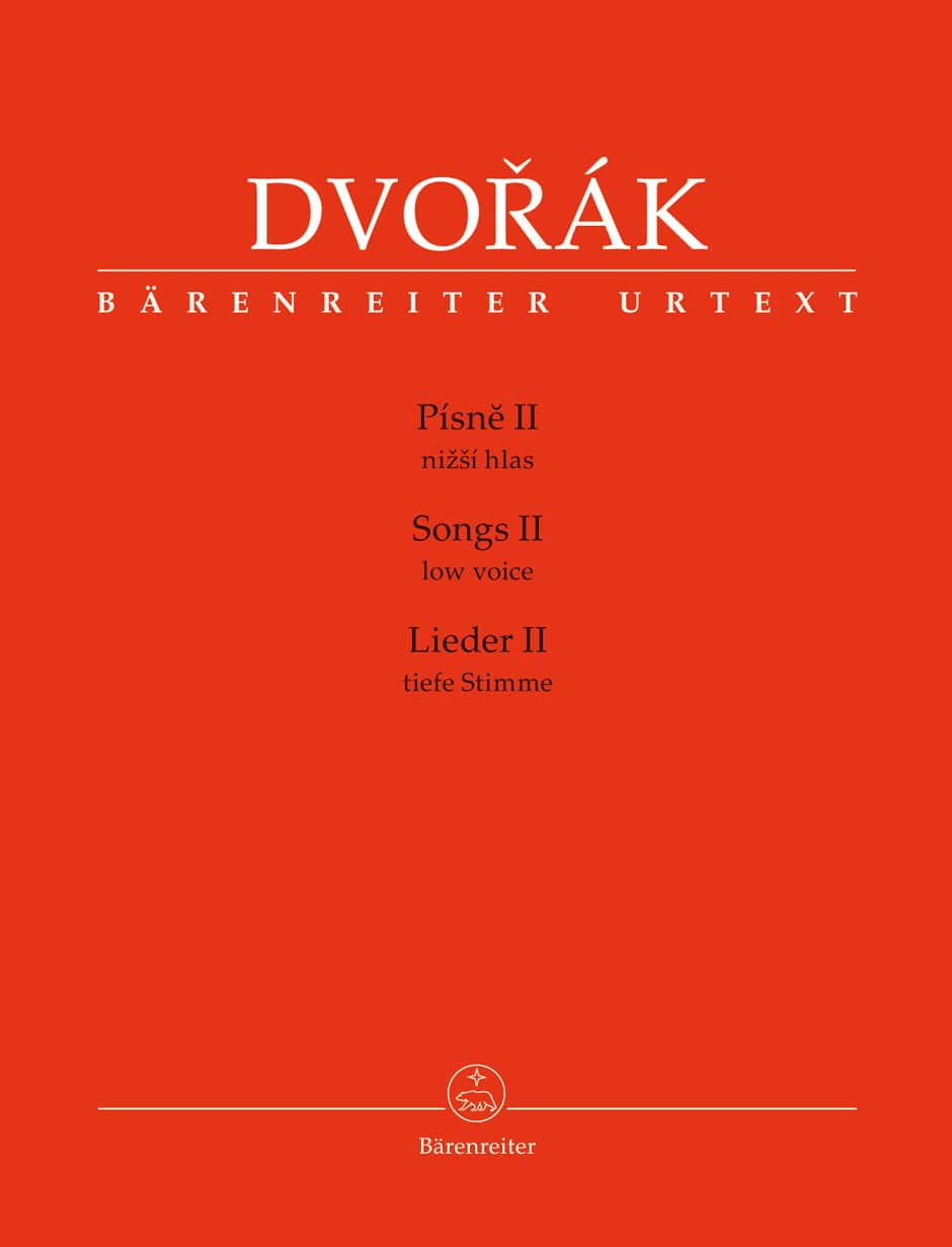 BARENREITER DVORAK A. - SONGS II - LOW VOICE & PIANO