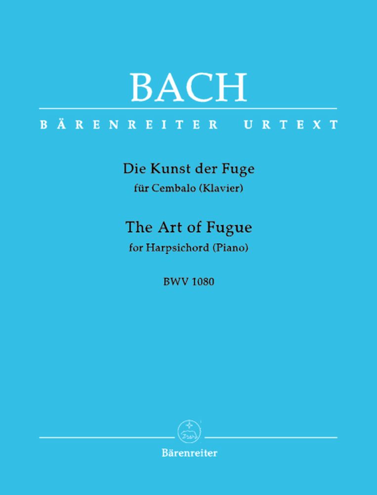 BARENREITER BACH J.S. - DIE KUNST DER FUGE BWV 1080