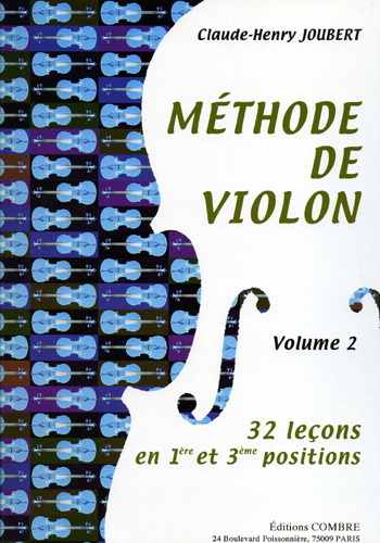 COMBRE JOUBERT CLAUDE-HENRI - METHODE DE VIOLON VOL.2
