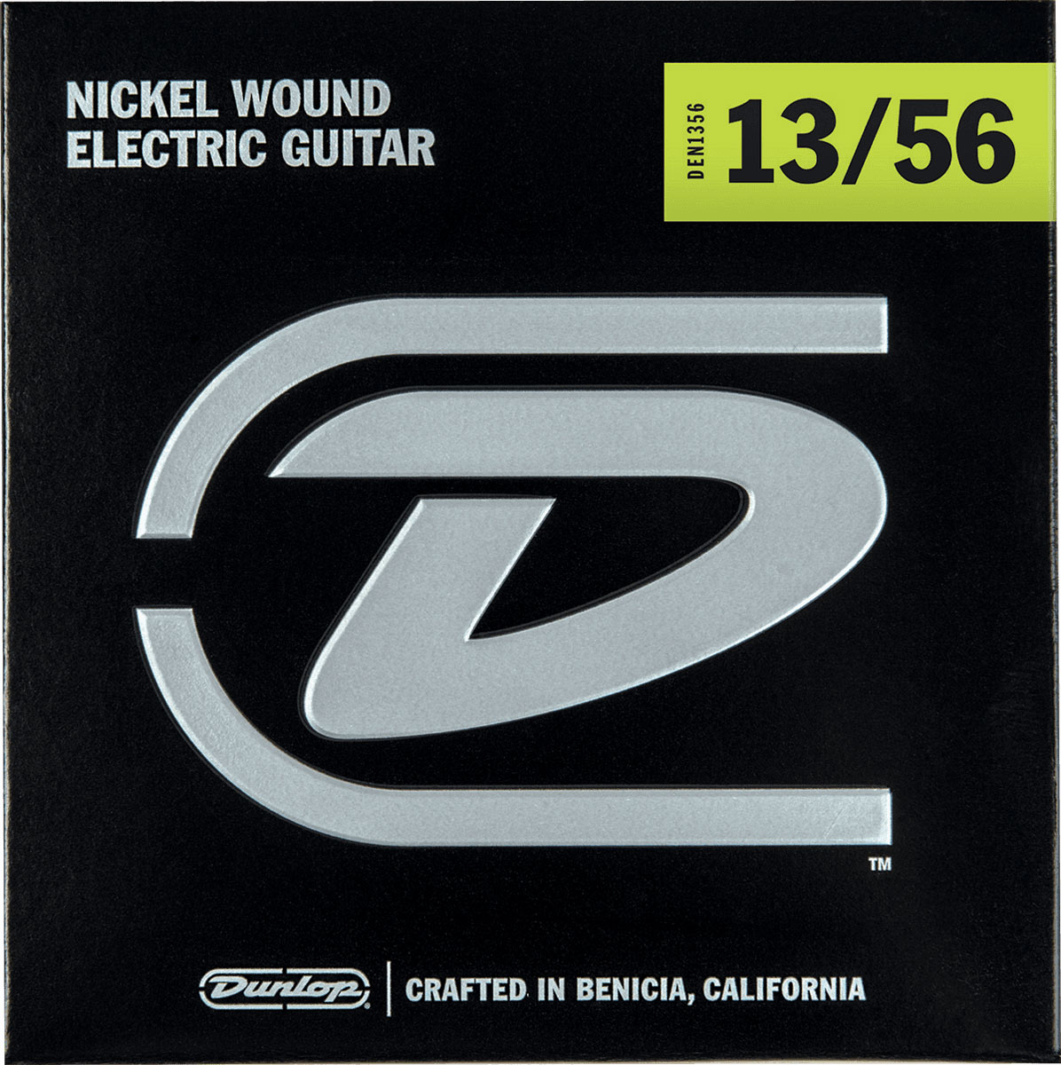 JIM DUNLOP NICKEL PLATED STEEL ELECTRIC STRINGS EXTRA-HEAVY 13-56 ELECTRIC SET
