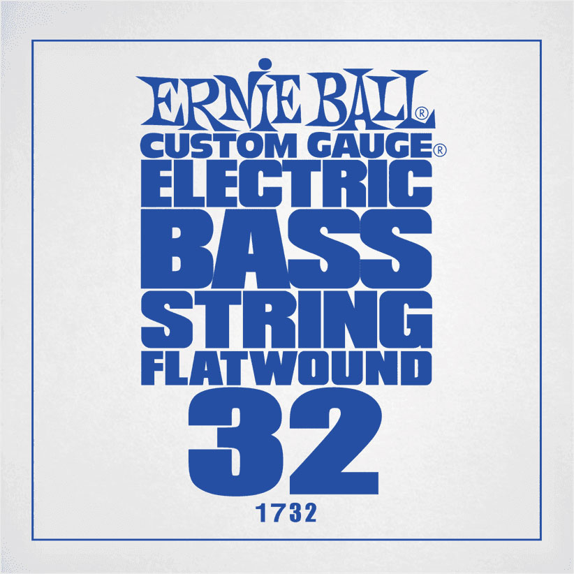 ERNIE BALL .032 FLATWOUND ELECTRIC BASS STRING SINGLE