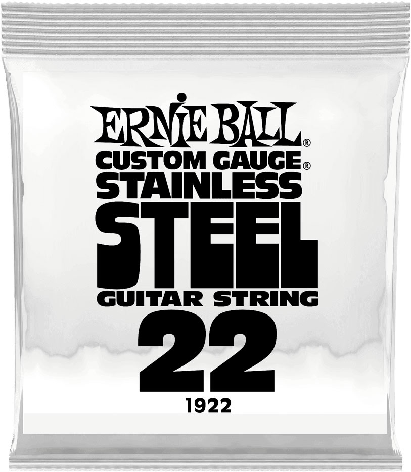 ERNIE BALL .022 STAINLESS STEEL WOUND ELECTRIC GUITAR STRINGS