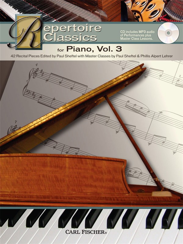 CARL FISCHER REPERTOIRE CLASSICS VOLUME 3 - 42 RECITAL PIECES - PIANO SOLO