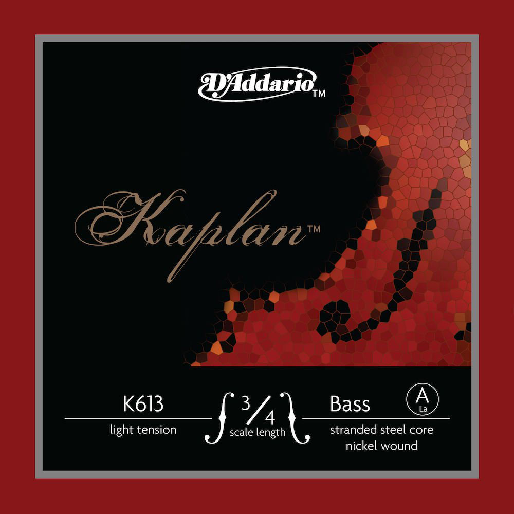 D'ADDARIO AND CO STRING ONLY (A) FOR DOUBLE BASS KAPLAN HANDLE 3/4 TENSION LIGHT