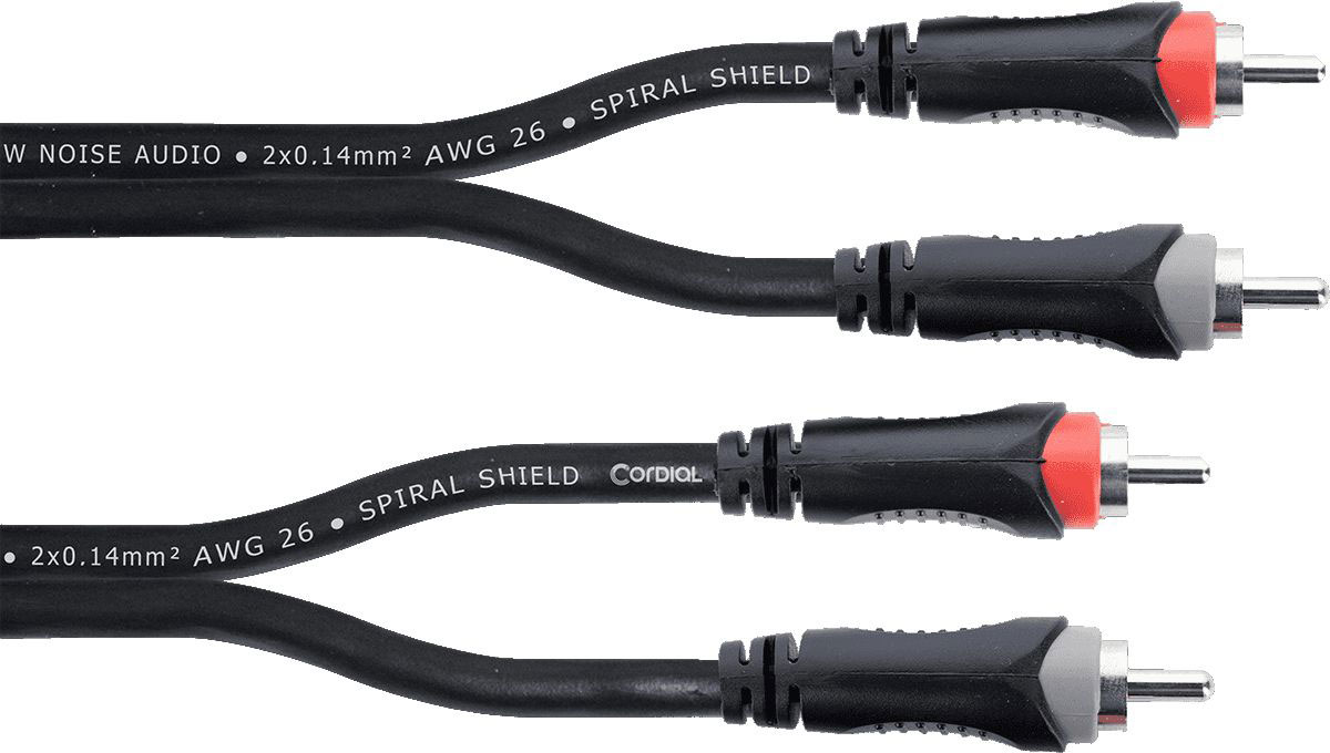 CORDIAL DUAL RCA / RCA AUDIO CABLE 1 M
