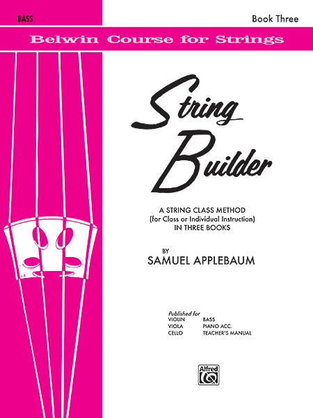 ALFRED PUBLISHING APPLEBAUM SAMUEL - STRING BUILDER 3 - DOUBLE BASS