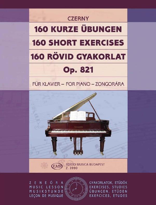 EMB (EDITIO MUSICA BUDAPEST) CZERNY - 160 SHORT EXERCISES OP.281 - PIANO SOLO