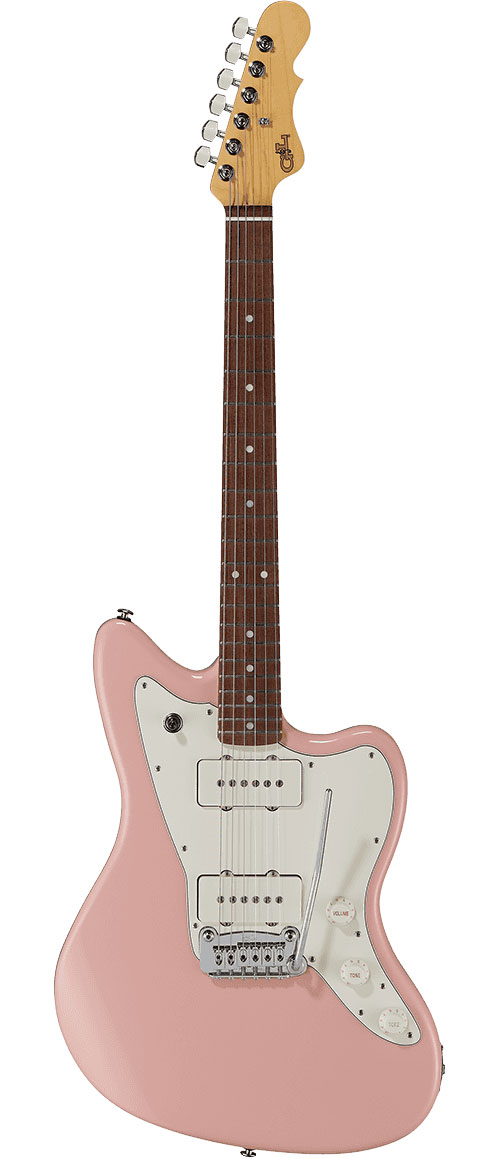 G&L FULLERTON DELUXE DOHENY SHELL PINK RW