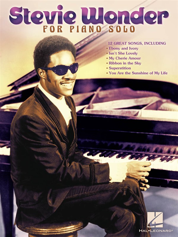 HAL LEONARD WONDER STEVIE FOR PIANO SOLO PF SOLO PERSONALITY - PIANO SOLO