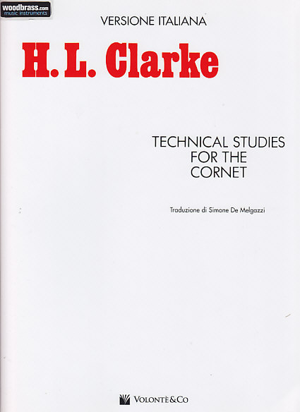 VOLONTE&CO CLARKE H.L. - TECHNICAL STUDIES CORNET - TROMPETTE - VERSION ITALIENNE