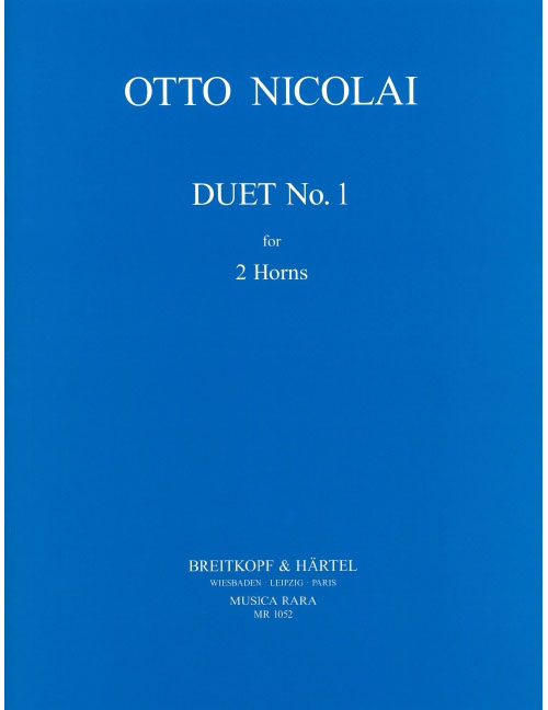 EDITION BREITKOPF NICOLAI OTTO - DUO NR. 1 - 2 HORN