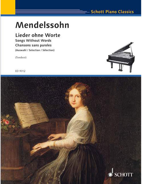 SCHOTT MENDELSSOHN-BARTHOLDY F. - SONGS WITHOUT WORDS - PIANO
