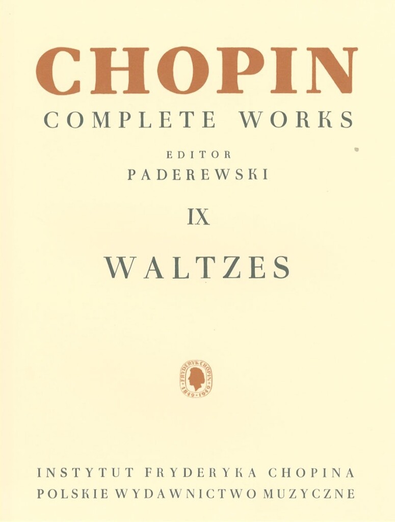 PWM CHOPIN F. - VALSES (PADEREWSKI) 