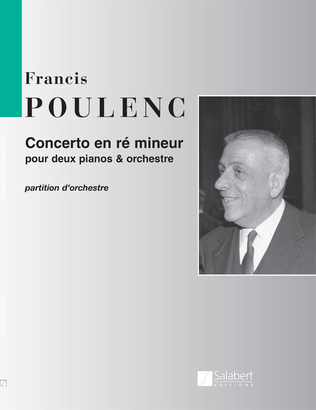SALABERT POULENC F. - CONCERTO EN RE MINEUR - CONDUCTEUR