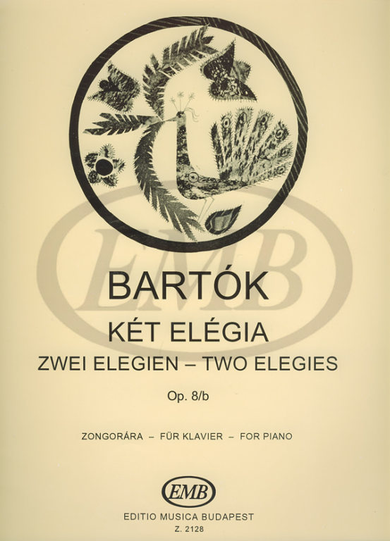 EMB (EDITIO MUSICA BUDAPEST) BARTOK BELA - 2 ELEGIES - PIANO