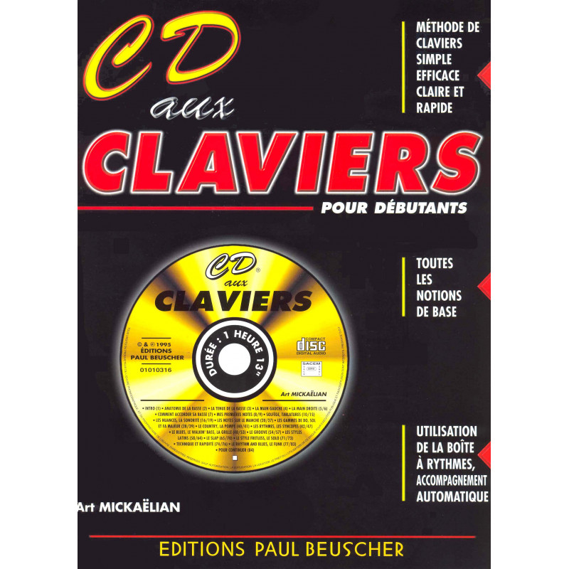 PAUL BEUSCHER PUBLICATIONS MICKAELIAN ART - CD AUX CLAVIERS + CD