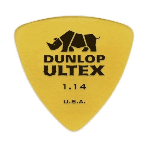 JIM DUNLOP ADU 426P114 - ULTEX TRIANGLE PLAYERS PACK - 1,14 MM (BY 6)
