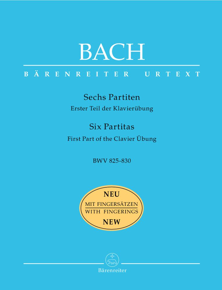 BARENREITER BACH J.S - SECHS PARTITEN BWV 825-830