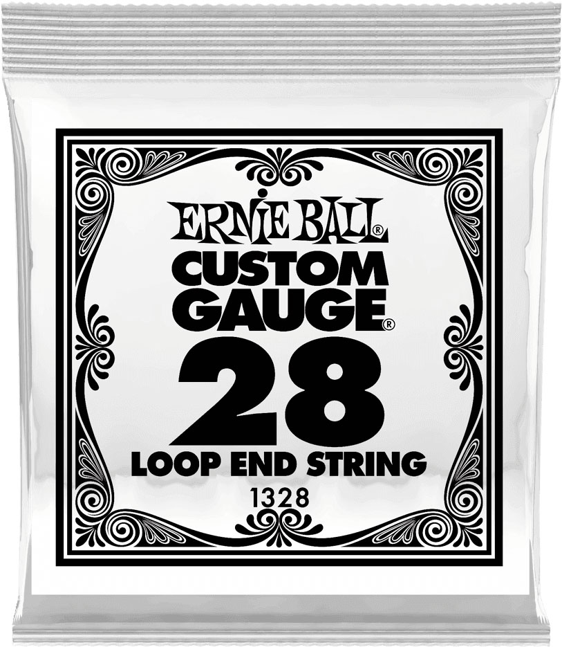 ERNIE BALL .028 LOOP END STAINLESS STEEL WOUND BANJO OR MANDOLIN GUITAR STRINGS