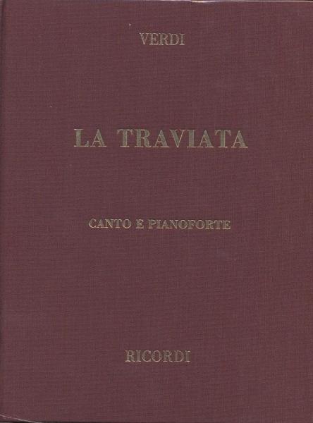RICORDI VERDI G. - TRAVIATA - CHANT ET PIANO