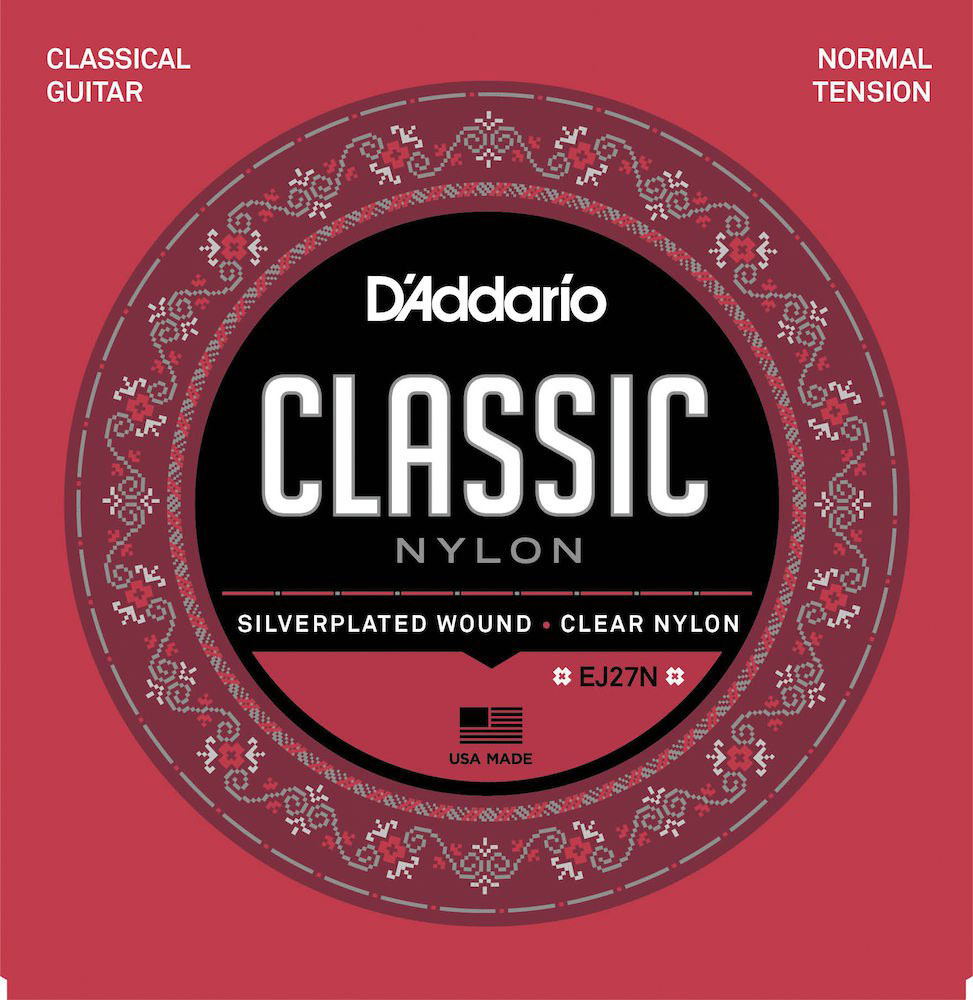 D'ADDARIO AND CO EJ27N STUDENT NYLON CLASSICAL GUITAR STRINGS NORMAL TENSION